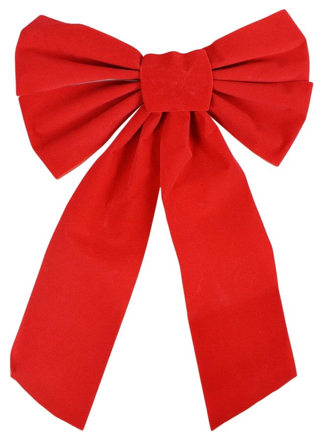 Good Old Values 20-Pack Red Velvet Bows - 9x16 Inch Large Decorative Bows for Holiday Decor, Wreaths, Gifts, and More - Festive Christmas Decorations - Image 2